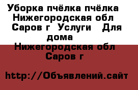 Уборка пчёлка пчёлка - Нижегородская обл., Саров г. Услуги » Для дома   . Нижегородская обл.,Саров г.